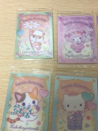 サンリオキャラクターズ ウエハース カード まとめ キャラクター コロコロクリリン マイスウィートピアノ コギミュン カブキにゃんたろう ディアダニエル キリミちゃん ウサハナ まるもふびより 9枚 サンリオ ウエハース 食玩 サムネイル 6