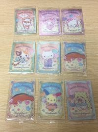 Sanrio Characters Wafer Card 9 Cards Lot Sealed Japanese Anime LOT unopened