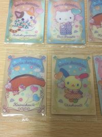 サンリオキャラクターズ ウエハース カード まとめ キャラクター コロコロクリリン マイスウィートピアノ コギミュン カブキにゃんたろう ディアダニエル キリミちゃん ウサハナ まるもふびより 9枚 サンリオ ウエハース 食玩 サムネイル 3