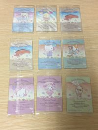 サンリオキャラクターズ ウエハース カード まとめ キャラクター コロコロクリリン マイスウィートピアノ コギミュン カブキにゃんたろう ディアダニエル キリミちゃん ウサハナ まるもふびより 9枚 サンリオ ウエハース 食玩 サムネイル 8