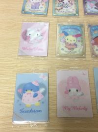 サンリオキャラクターズ ウエハース カード まとめ キャラクター ハローキティ ディアダニエル カブキニャンたろう ロロマニック ウサハナ キリミちゃん マイメロディ シナモロール タキシードサム 9枚 24 22 23 21 サムネイル 9