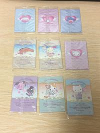 サンリオキャラクターズ ウエハース カード まとめ キャラクター ハローキティ ディアダニエル カブキニャンたろう ロロマニック ウサハナ キリミちゃん マイメロディ シナモロール タキシードサム 9枚 24 22 23 21 サムネイル 13