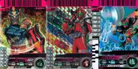 仮面ライダー ガンバライド 仮面ライダー ガンバライドキラ カード まとめ ヒーロー 仮面ライダー斗牛鬼 仮面ライダーフォーゼ ベースステイツ 仮面ライダーオーズ バース 3枚 06-026 02-007 No.006-013 サムネイル 1