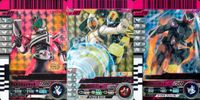 仮面ライダー ガンバライド 仮面ライダー ガンバライドキラ カード まとめ ヒーロー 仮面ライダーディケイド 仮面ライダーアクセル 仮面ライダージョーカー 3枚 GRR-021 05-005 No.001-016 バンダイ 食玩 サムネイル 1