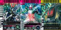 仮面ライダーバトル ガンバライド 仮面ライダー ガンバライドキラ カード まとめ ヒーロー スペシャル 仮面ライダー NEW電王 ストライクフォーム 仮面ライダーW サイクロンジョーカーエクストリーム デンライナーゴウカ 3枚 サムネイル 1