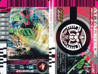 仮面ライダー ガンバライド 仮面ライダー ガンバライドキラ カード まとめ ヒーロー スペシャル 仮面ライダーW タコミリバ 魔王ライダー オーガ 仮面ライダーアクセル 3枚 No.001-005 No.001-054 バンダイ サムネイル 2