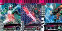 仮面ライダー ガンバライド 仮面ライダー ガンバライドキラ カード まとめ ヒーロー 仮面ライダーW サイクロンジョーカーエクストリーム 仮面ライダーキバ ダークキバ 仮面ライダーブラックRX アフリカンアワー 3枚 06-039 サムネイル 1