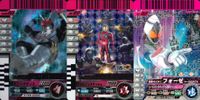 仮面ライダーバトル ガンバライド 仮面ライダー ガンバライドキラ カード まとめ ヒーロー カリス ファイズ 仮面ライダーフォーゼ ベーススティック 3枚 No.006-033 CARD-017 03-007 バンダイ 食玩 サムネイル 1