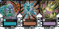 仮面ライダーガッチャード ライドケミートレカ 仮面ライダーガッチャード ライドケミー カード まとめ ライドケミートレカ ガイアード リクシオン UFO-X 3枚 RT3-050 RT2-025 RTX-022 バンダイ 食玩