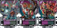 仮面ライダーガッチャード ライドケミートレーディング 仮面ライダーガッチャード ライドケミー カード まとめ 仮面ライダーブレイド 仮面ライダー電王 仮面ライダークウガ 3枚 RT2-064 RT1-066 RT1-062 食玩 サムネイル 1