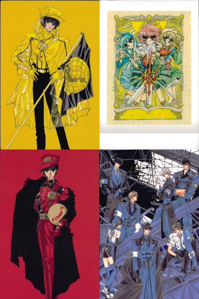 CLAMP展 カードコレクション カード まとめ コレクション 東京BABYLON No. No. X -エックス- No. 4枚 69 02 68 14 バンダイ 食玩 展覧会限定