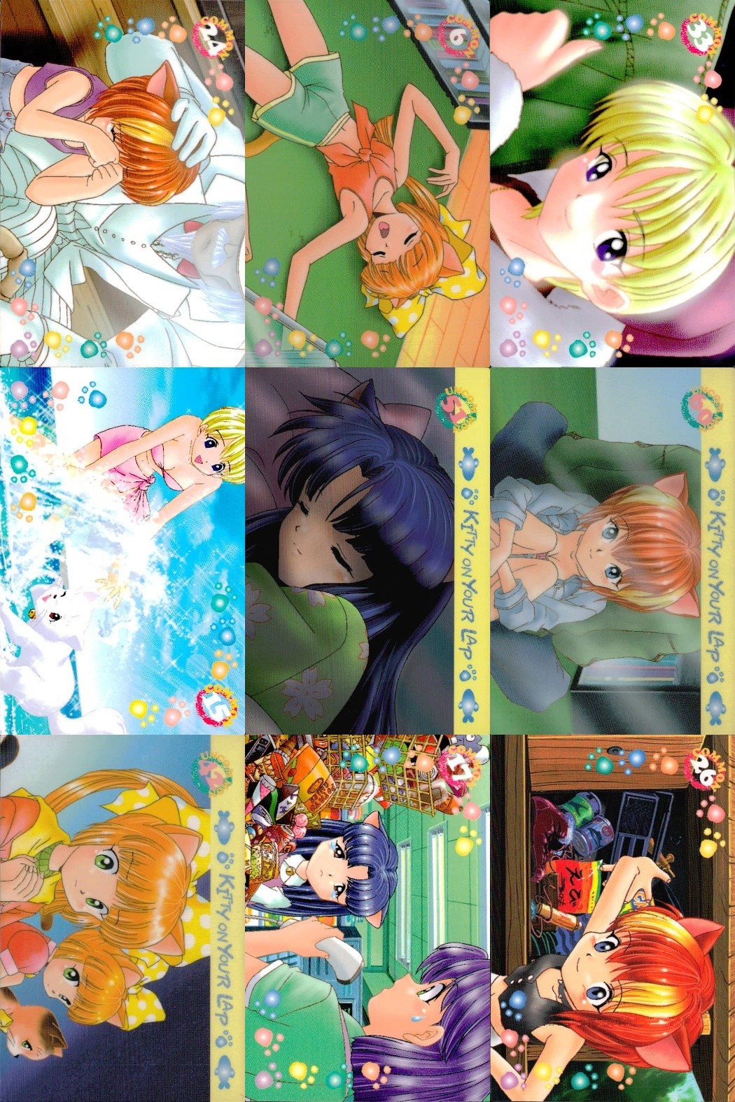 ひざの上の同居人 Kitty on Your Lap カード まとめ Rena Mimi Yuki 9枚 26 24 9 33 15 51 5 17 KANEKO アストロビジョン CULTURE PUBLISHERS
