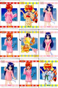 ひざの上の同居人 Kitty on Your Lap カード まとめ キャラクター レナ ミミ ユキ 9枚 KANEKO コレクション サムネイル 1