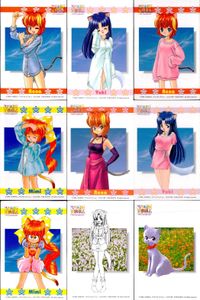 ひざの上の同居人 Kitty on Your Lap カード まとめ Rena Yuki Mimi 白猫 9枚 KANEKO コレクション サムネイル 1