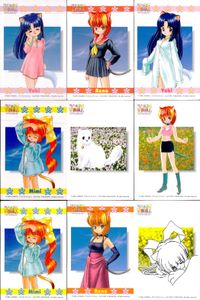 ひざの上の同居人 Kitty on Your Lap カード まとめ キャラクター ユキ レナ ミミ 白猫 9枚 KANEKO コレクション サムネイル 1