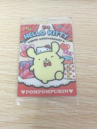 Hello Kitty 50th Anniversary Pompompurin Card #03 Japanese