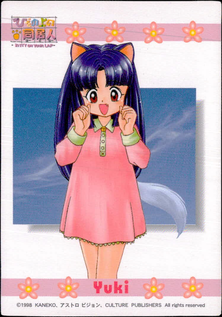 ひざの上の同居人 Kitty on Your Lap カード ユキ トレカ COM No.13 CULTURE PUBLISHERS コレクション