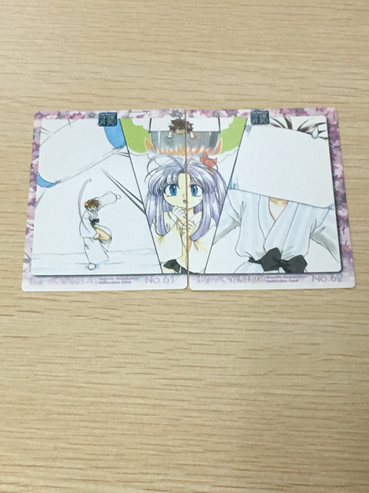 まもって守護月天! パズル カード まとめ ILLUSTRATION GALLERY CARD:25 ILLUSTRATION GALLERY CARD:26 シャオほか 2枚 No.61 No.62 エニックス コレクション