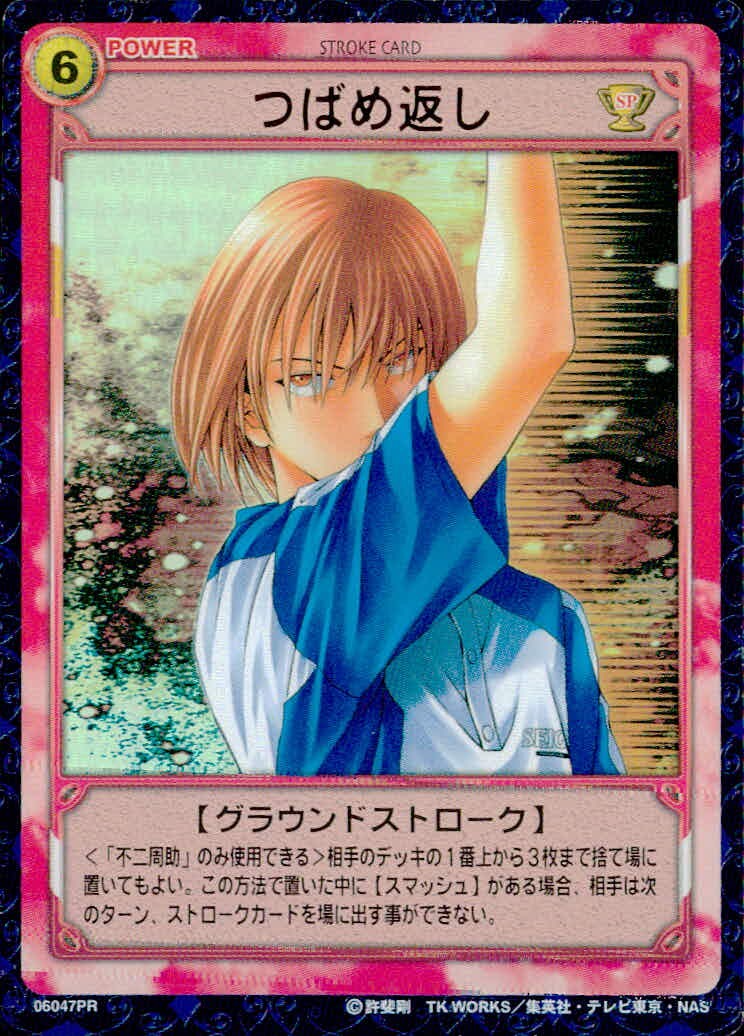 テニプリ テニスの王子様 テニスの王子様 PR キラ 箔押し カード つばめ返し トレカ 06047PR PR コナミ TCG