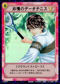 テニプリ テニスの王子様 テニスの王子様 PR キラ 箔押し カード 非情のデータテニス トレカ 04052PR PR コナミ TCG