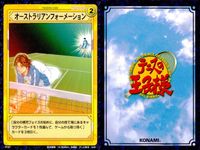 テニプリ テニスの王子様 カード まとめ トレーニング ストローク シーン オーストラリアンフォーメーション スライスサーブ 一本足でのスプリットステップ 偵察 さあ油断せず行こう フォアハンド トップスピン ロブ 9枚 コナミ サムネイル 3