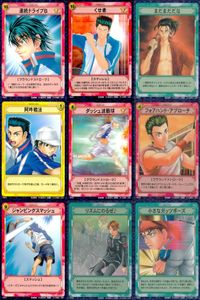 テニプリ テニスの王子様 カード まとめ シーン ストローク トレーニング 小さなガッツポーズ 連続ドライブB くせ者 まだまだだな 阿吽戦法 ダッシュ波動球 フォアハンド アプローチ ジャンピングスマッシュ 9枚 02009 サムネイル 1