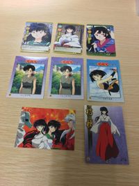 犬夜叉 カードダスマスターズ 犬夜叉 カードダスマスターズ EX カード まとめ キャラクター イラストコレクション キャラクターカード(カードダスマスターズ) 日暮かごめ 桔梗 珊瑚 なずな 逆髪の結羅 8枚 CA-099
