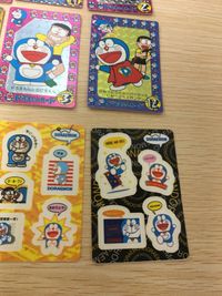 ドラえもん ドラえもん キラ カード バンプレスト バンプレカード まとめ カード まとめ キラ ステッカー プロフィール バンプレカード(クイズ裏面) ぼくドラえもんです どらやきだいすき!! ドラえもんとのび太くん 15枚 1 サムネイル 8