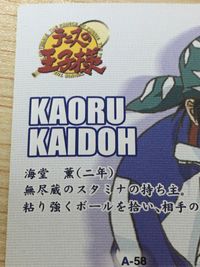 テニプリ テニスの王子様 テニスの王子様 プリンスレア テニプリ カード KONAMI カード 海堂薫 トレカ CARD NO.18 コナミ キャラクター サムネイル 6