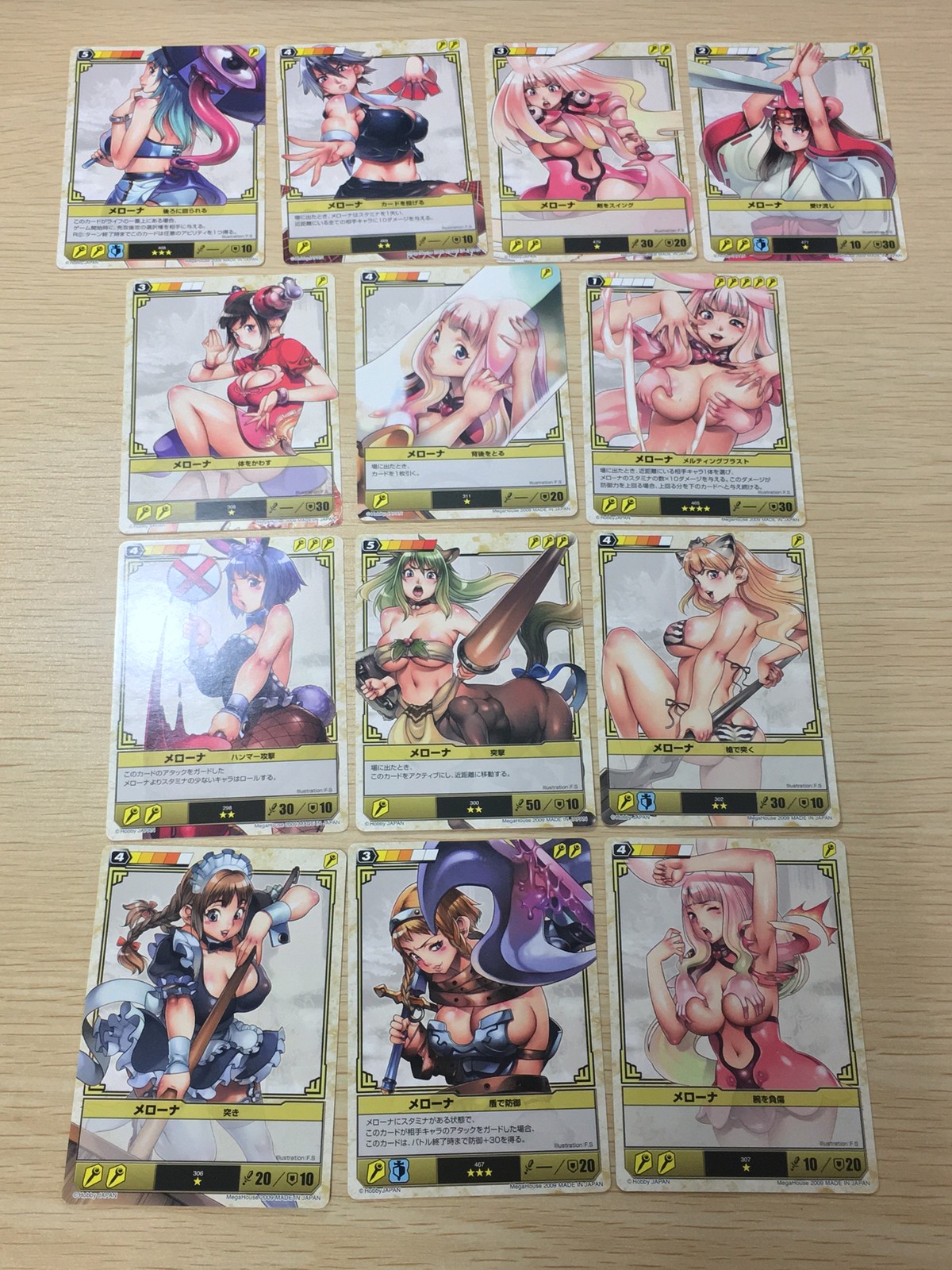 クイーンズブレイド ザ デュエル クイーンズブレイド ザ デュエル メガハウス カード まとめ キャラクター メローナ 13枚 ホビージャパン TCG