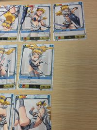 QBデュエル クイーンズブレイド ザ デュエル クイーンズブレイド ザ デュエル メガハウス カード まとめ キャラクター エリナ 蒼天の槍兵 大剣技 エリナ 急をかがめる エリナ 体をかわす エリナ 打たれてバランスを崩す サムネイル 8