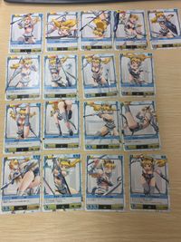 QBデュエル クイーンズブレイド ザ デュエル クイーンズブレイド ザ デュエル メガハウス カード まとめ キャラクター エリナ 蒼天の槍兵 大剣技 エリナ 急をかがめる エリナ 体をかわす エリナ 打たれてバランスを崩す サムネイル 1