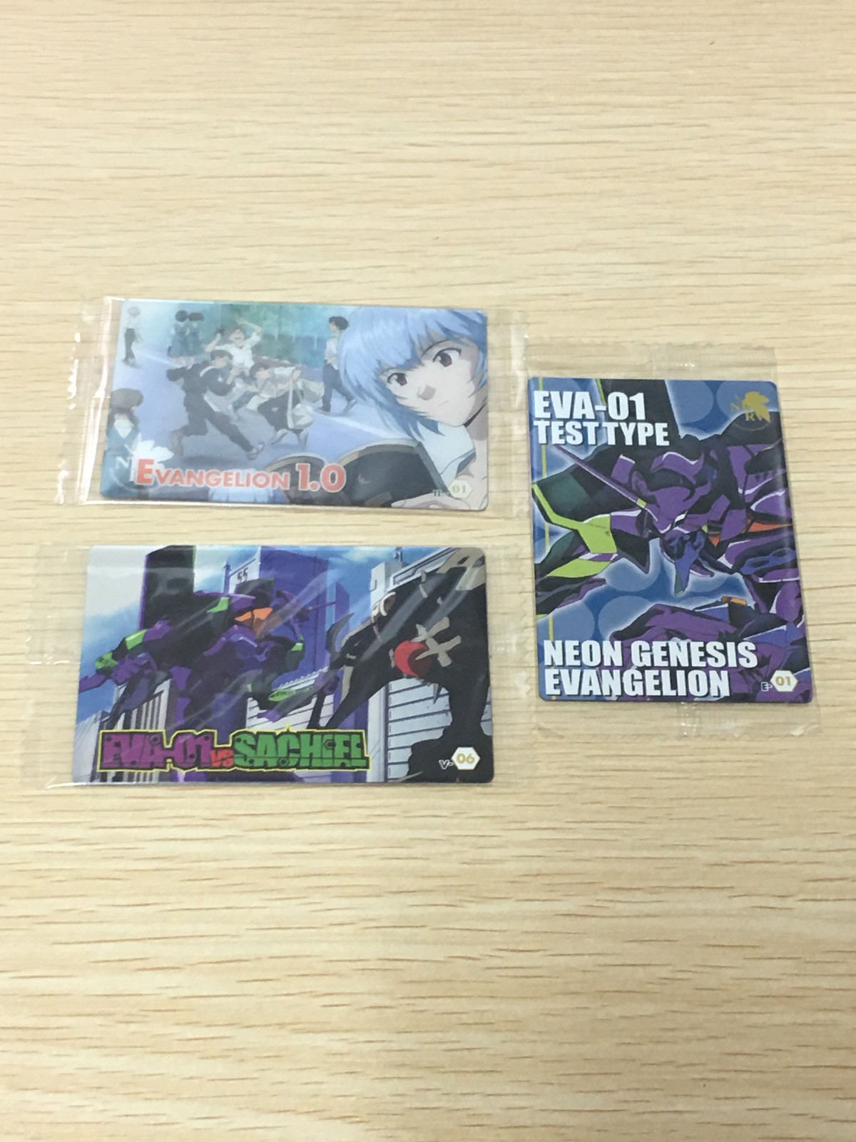 新世紀エヴァンゲリオン カード まとめ キャラクター バトル エヴァンゲリオン初号機 EVA-01 TEST TYPE 綾波レイ EVANGELION 1.0 EVA-01 vs サキエル 3枚 E-01 IL-01 V-06