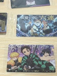 鬼滅の刃 ウエハース カード まとめ キャラクター 技 シーン 竈門炭治郎 竈門禰豆子 蝶舞 戯れ 猗窩座 煉獄杏寿郎 霹靂一閃 六連 竈門炭治郎 竈門禰豆子 刀鍛冶の里編 竈門炭治郎 我妻善逸 嘴平伊之助 8枚 030 バンダイ サムネイル 17