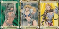 アクエリアンエイジ クイーンズブレイド アクエリアンエイジ カード まとめ キャラクター エルフの戦士 戦士 3枚 EX0029 EX0007 EX0001 ブロッコリー TCG サムネイル 1