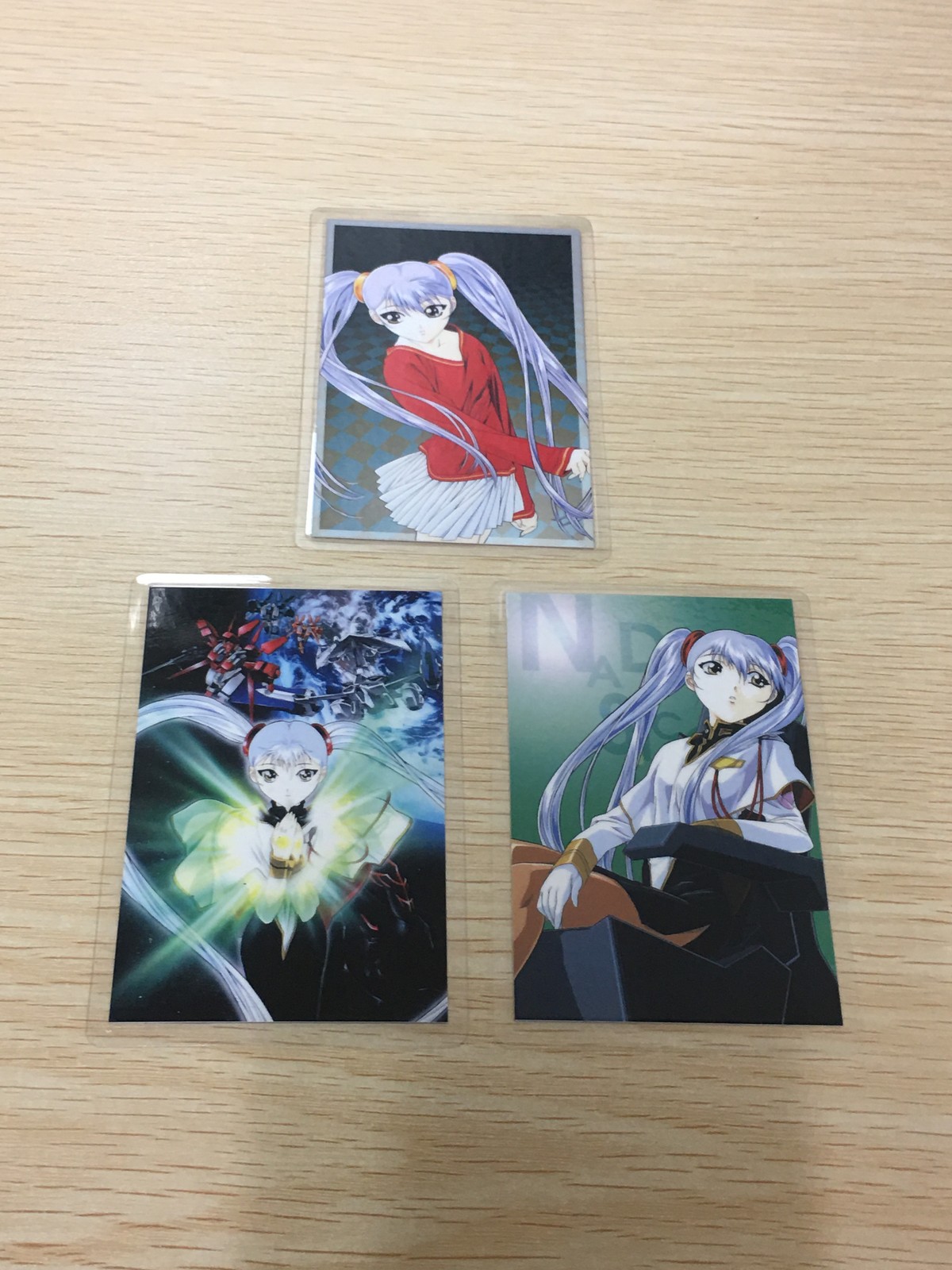 Martian Successor Nadesico Ruri Hoshino 3 Cards Lot MOVIC Japanese Anime