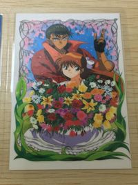 ブルーシード 紅蓮華異聞 ラミネート ラミカ BLUE SEED ブルーシード カード まとめ ラミカ 草薙護 藤宮紅葉 集合 草薙護 藤宮紅葉 花柄 集合キャラクター 3枚 1094-B 1194-B 1194-C movic サムネイル 4