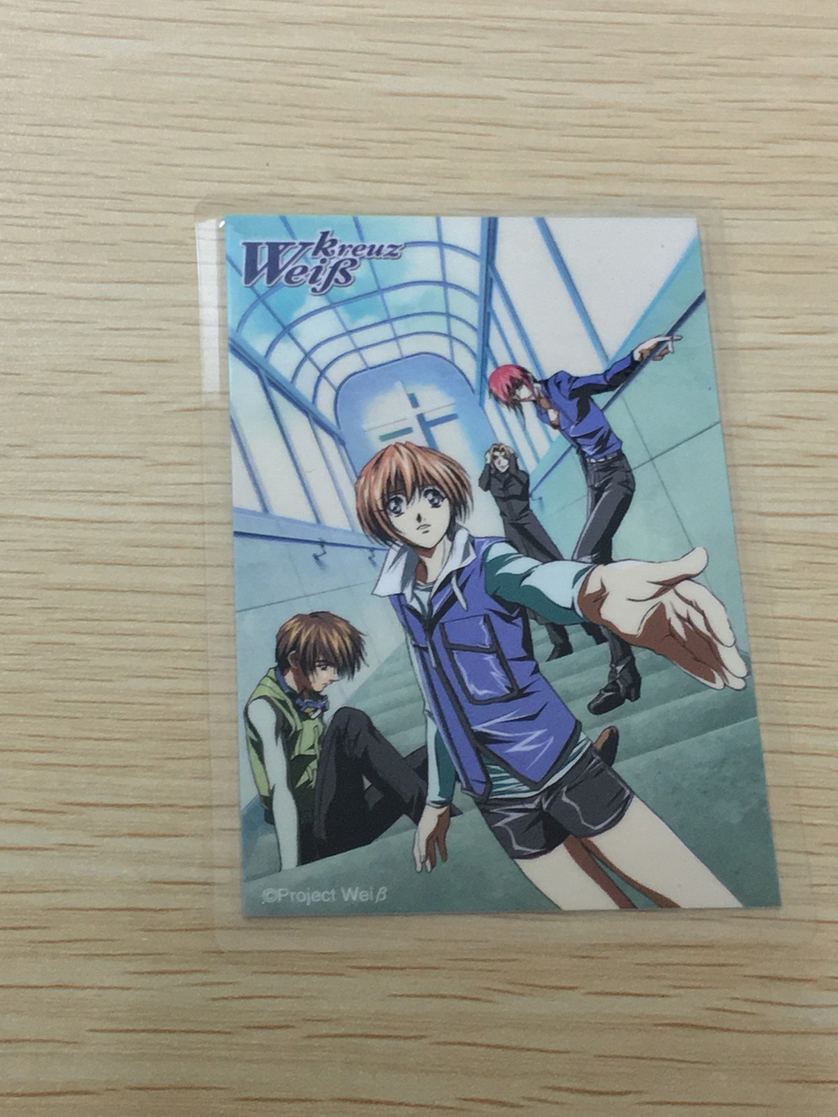 ヴァイスクロイツ Weiß kreuz ラミネート ラミカ アニメ ヴァイスクロイツ グループ トレカ アニメイト ラミネートカード(非売品)