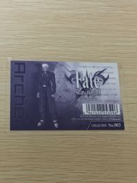 フェイトSN Fate/stay night ラミネート ラミカ アニメ カード アーチャー トレカ No.003 EXhaust ラミネートカード コレクション サムネイル 4