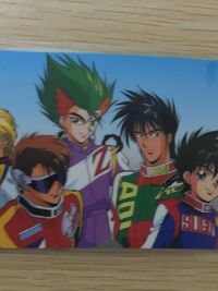 新世紀GPX サイバーフォーミュラ ラミネート ラミカ アニメ カード 風見ハヤト 他メインキャラクター集合 トレカ 0792A movic ラミネート サムネイル 3