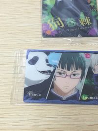 呪術廻戦 カード まとめ キャラクター グループ 狗巻棘 パンダ 禪院真希 狗巻棘 2枚 1-05 1-16 バンダイ ウエハース サムネイル 4