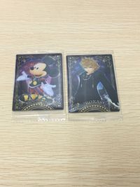 キングダムハーツ KINGDOM HEARTS カード まとめ キャラクター 王様 ロクサス 2枚 17 19 バンダイ ウエハース