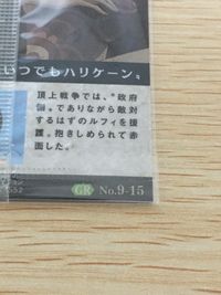 ワンピース ONE PIECE ウエハース カード ボア ハンコック トレカ No.9-15 GR バンダイ ウエハース サムネイル 7