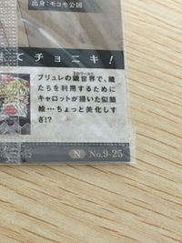 ワンピース ONE PIECE ウエハース カード キャロット トレカ No.9-25 N バンダイ ウエハース サムネイル 4