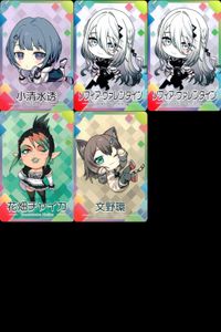 にじさんじチップス カード まとめ チップス 小清水透 ソフィア ヴァレンタイン 花畑チャイカ 文野環 5枚 ANYCOLOR 食玩 サムネイル 1