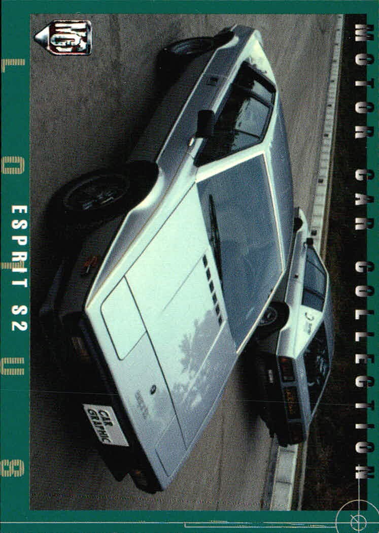 モーターカーコレクション MOTOR CAR COLLECTION MCC MOTOR CAR COLLECTION モーターカーコレクション 車 カード ツクダオリジナル カード ロータス エスプリ S2 トレカ 054
