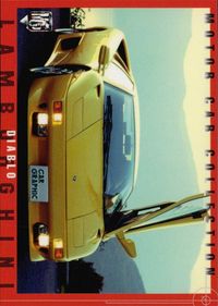 MCCモーターカーコレクション MOTOR CAR COLLECTION MCC MOTOR CAR COLLECTION モーターカーコレクション 車 カード ツクダオリジナル カード ランボルギーニ ディアブロ トレカ 045 サムネイル 1