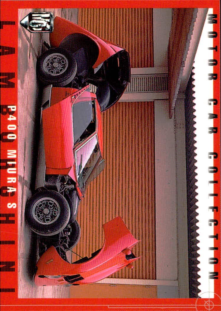 モーターカーコレクション MOTOR CAR COLLECTION MCC MOTOR CAR COLLECTION モーターカーコレクション 車 カード ツクダオリジナル カード ランボルギーニ P400 ミウラ S トレカ