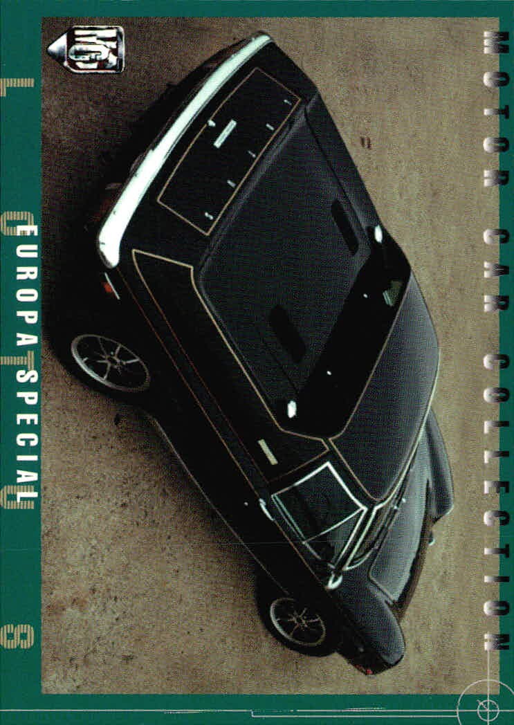 MCC MOTOR CAR COLLECTION MCC MOTOR CAR COLLECTION モーターカーコレクション 車 カード ツクダオリジナル カード ロータス ヨーロッパ スペシャル トレカ 052 ツクダオリジナル