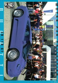 MCC MOTOR CAR COLLECTION MCC MOTOR CAR COLLECTION モーターカーコレクション 車 カード ツクダオリジナル カード Bugatti EB 110 GT トレカ 014 サムネイル 1